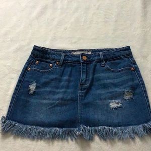 Tractr Jean Skirt